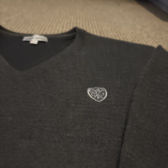 Peter Millar Sweater Mens XL Gray Cotton Cashmere Silk Blend Pullover Golf - Picture 3 of 9